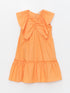 LC Waikiki V-Neck Girls Dress
